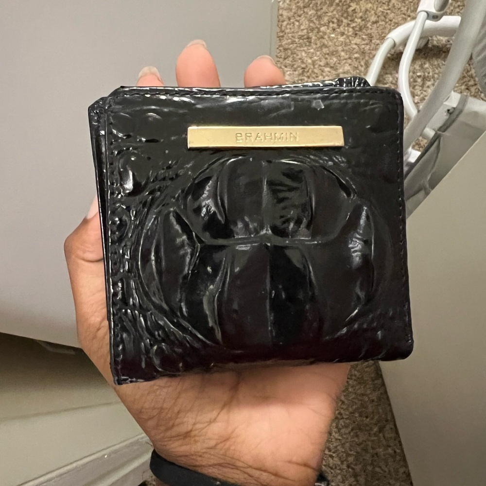 Black Brahmin wallet